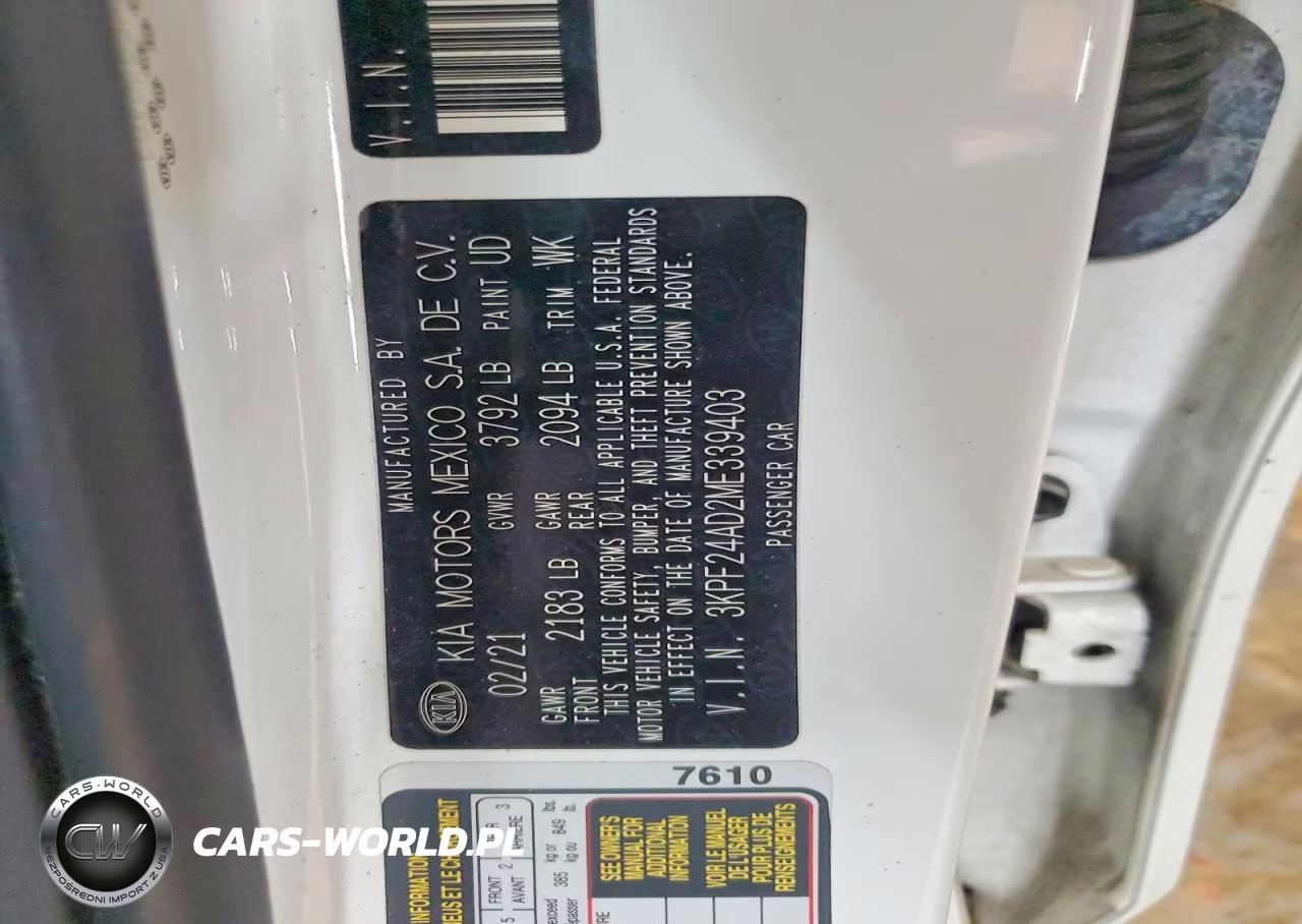 2021 Kia Forte Lxs VIN:3KPF24AD2ME339403 - 12