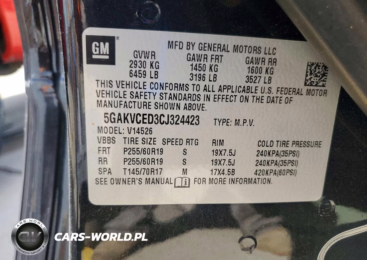 2012 Buick Enclave VIN:5GAKVCED3CJ324423 - 13