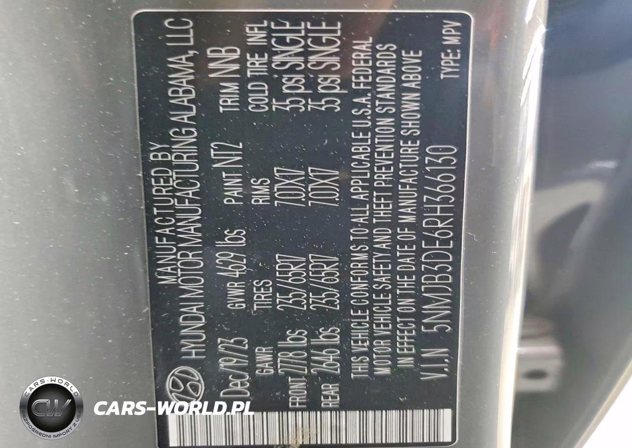 2024 Hyundai Tucson Sel VIN:5NMJB3DE6RH366130 - 13