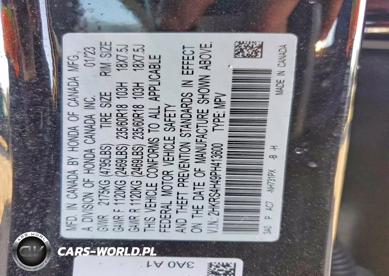 2023 Honda Cr-V Ex VIN:2HKRS4H49PH413600 - 14