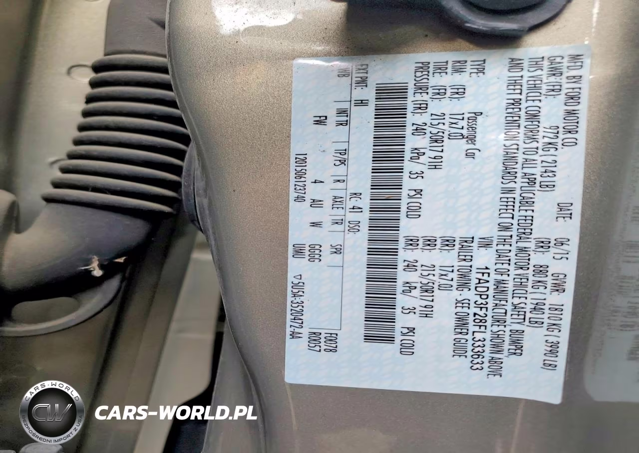 2015 Ford Focus Se VIN:1FADP3F28FL333633 - 12