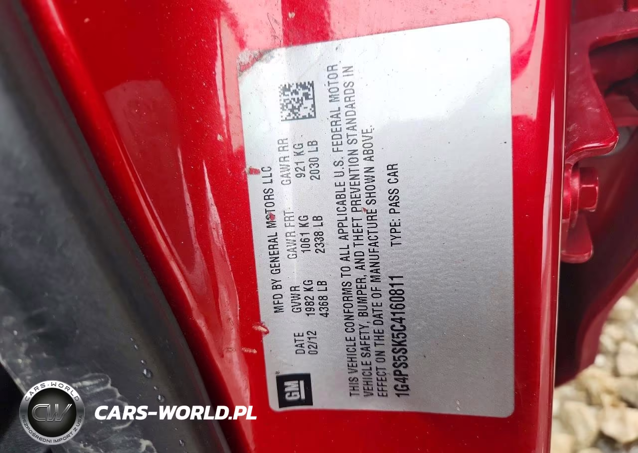 2012 Buick Verano VIN:1G4PS5SK5C4160811 - 12