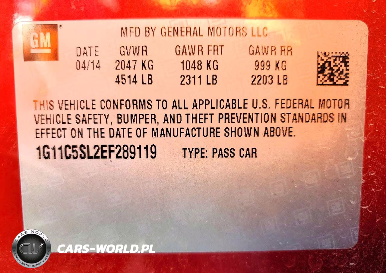 2014 Chevrolet Malibu 1Lt VIN:1G11C5SL2EF289119 - 12