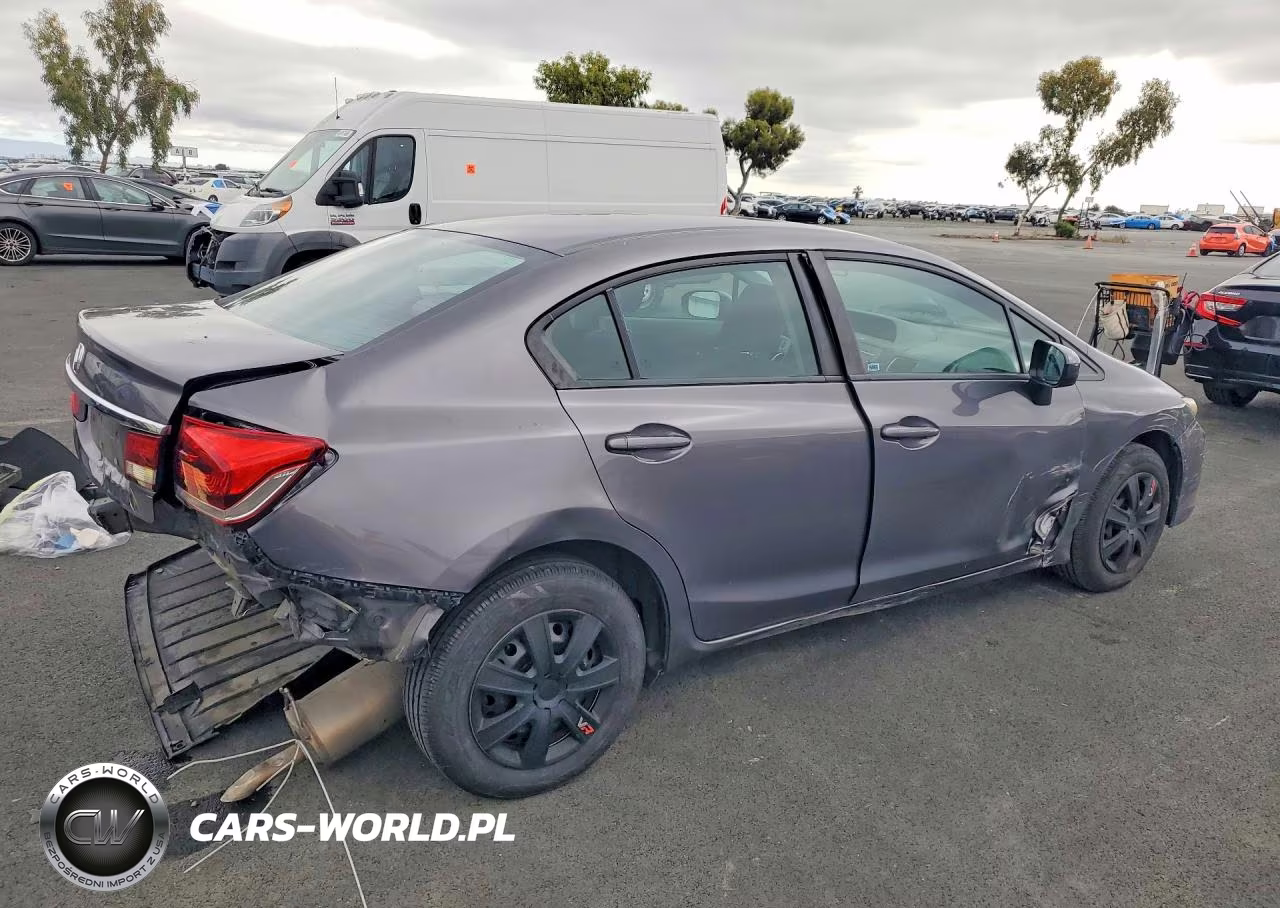 2014 Honda Civic Lx VIN:19XFB2F53EE272009 - 3