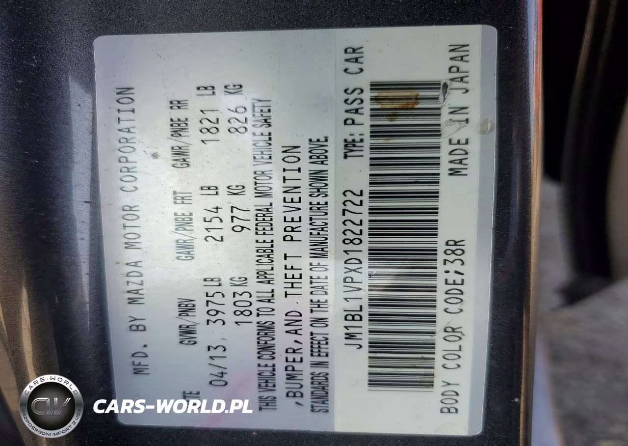 2013 Mazda 3 I VIN:JM1BL1VPXD1822722 - 12