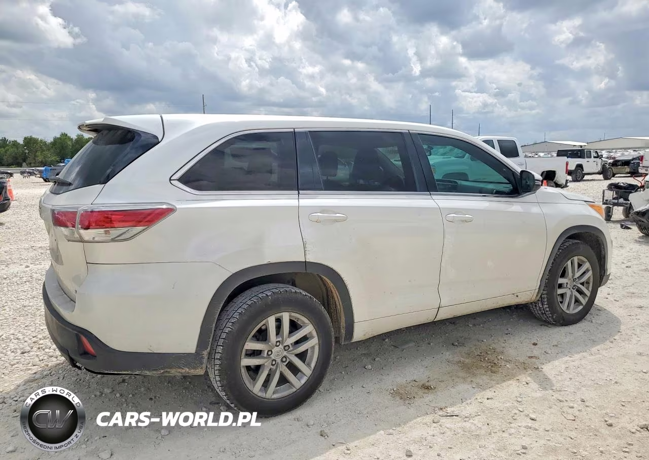 2014 Toyota Highlander Le VIN:5TDZARFH1ES005010 - 3