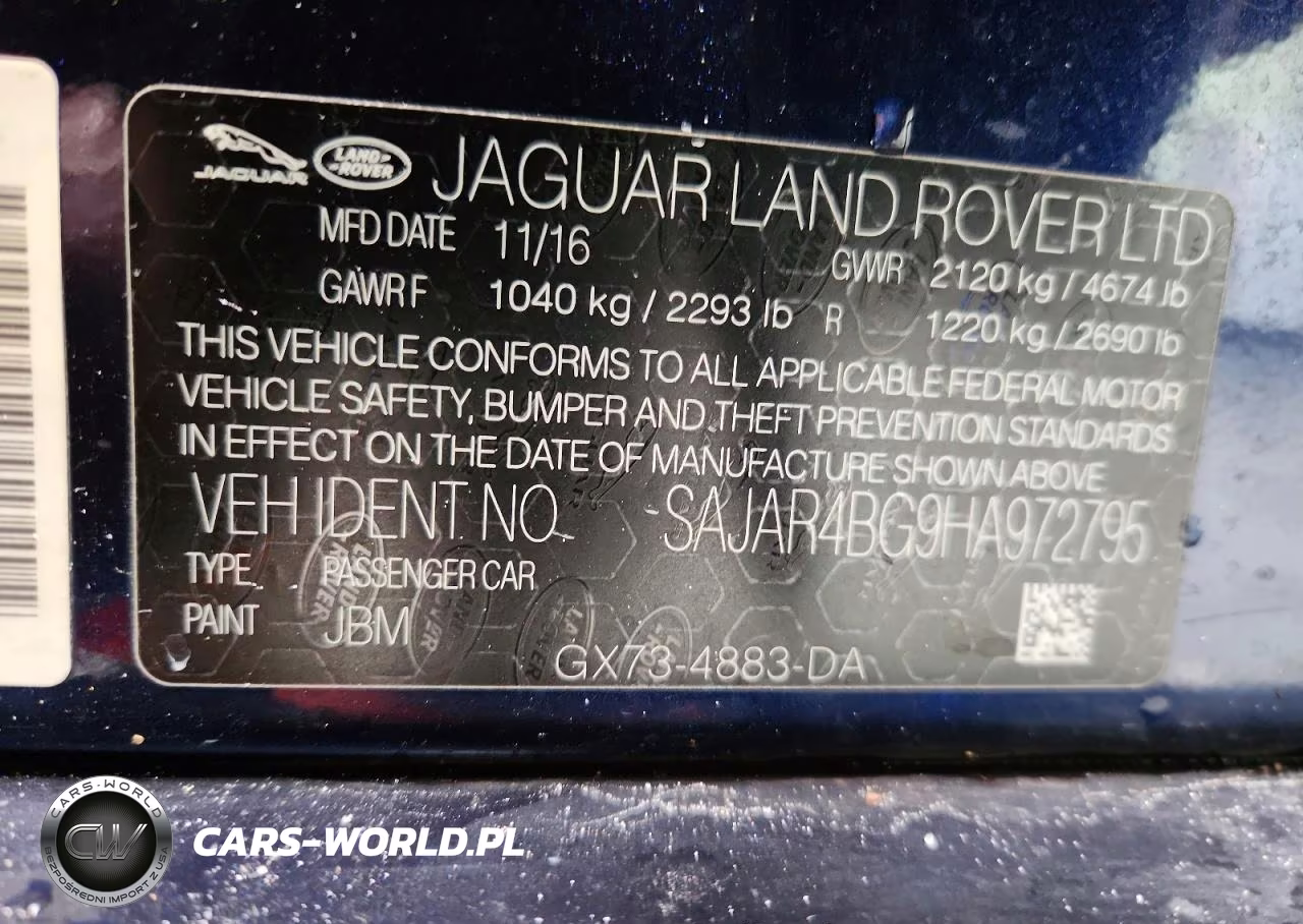 2017 Jaguar Xe VIN:SAJAR4BG9HA972795 - 12