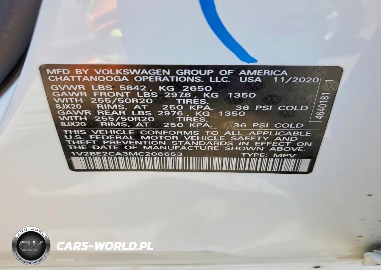 2021 Volkswagen Atlas Cross Sport Sel VIN:1V2BE2CA3MC206653 - 14