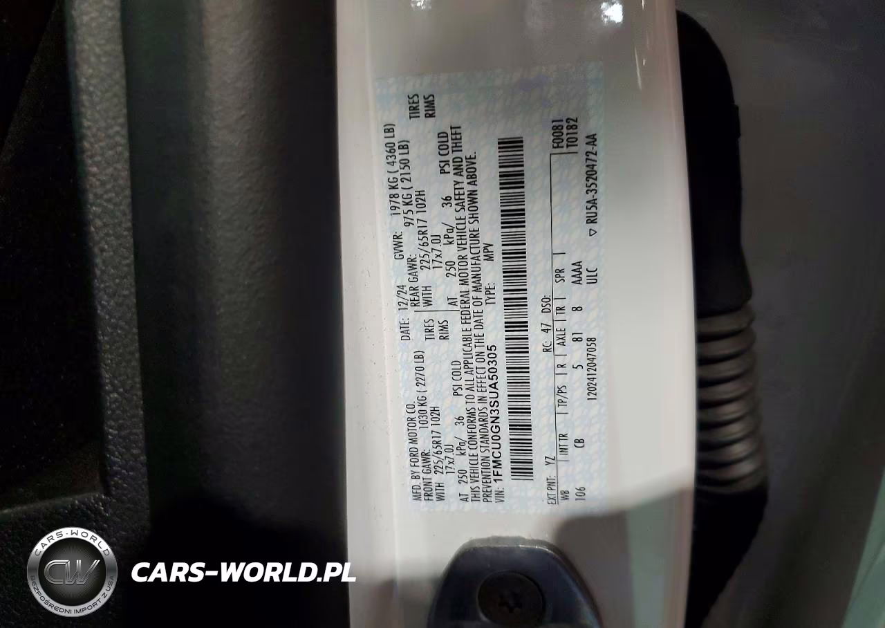2025 Ford Escape Active VIN:1FMCU0GN3SUA50305 - 13