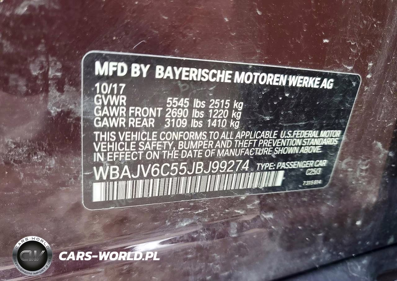 2018 BMW 640 Xigt VIN:WBAJV6C55JBJ99274 - 13