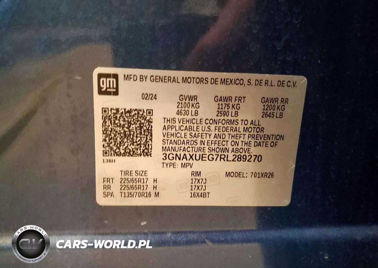 2024 Chevrolet Equinox Lt VIN:3GNAXUEG7RL289270 - 13