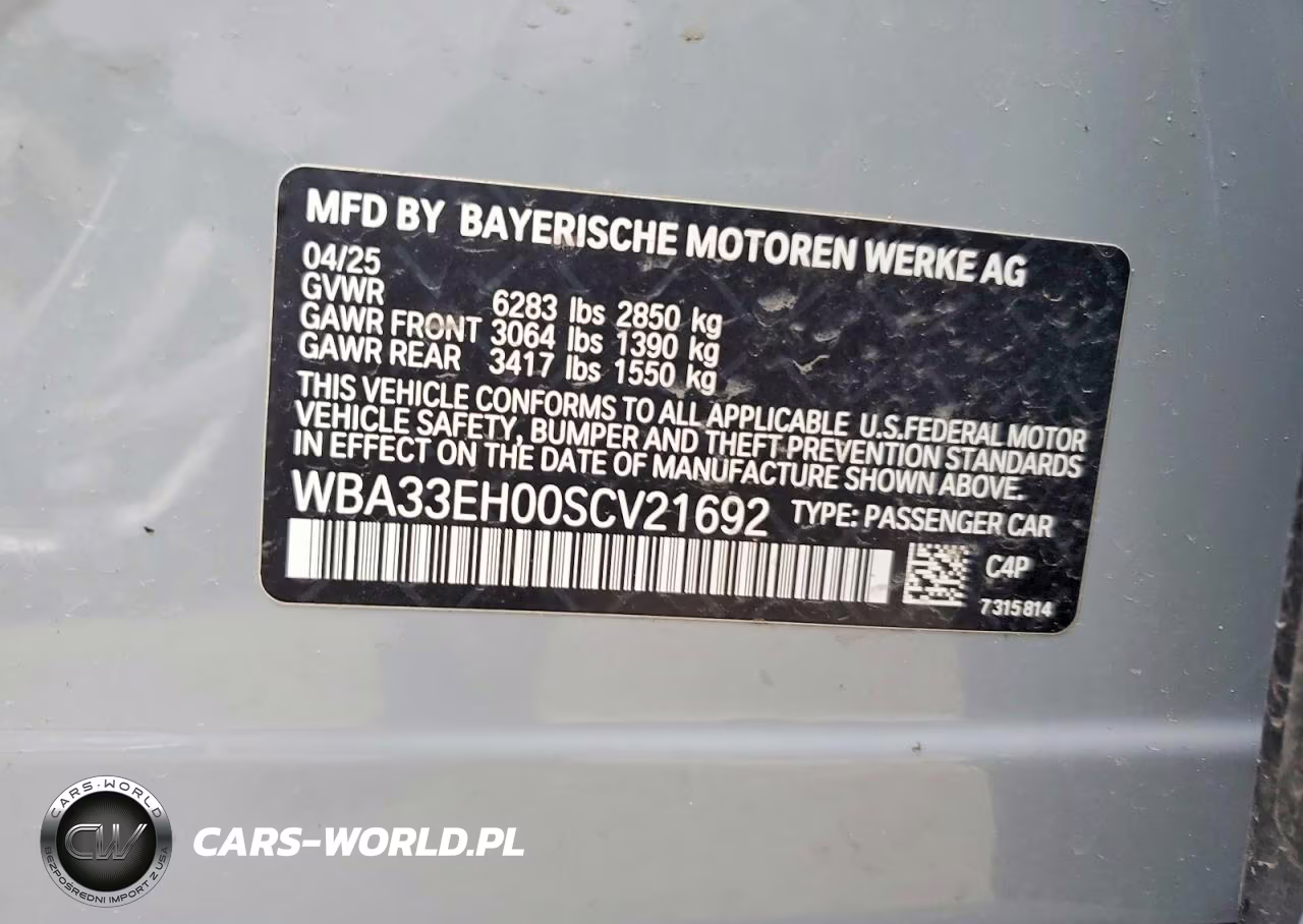 2025 BMW 740 Xi VIN:WBA33EH00SCV21692 - 12