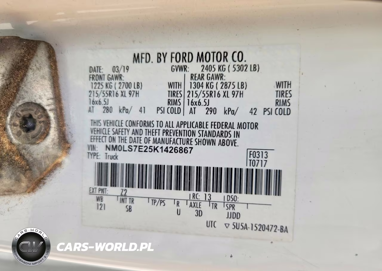 2019 Ford Transit Connect Xl Refrigerated Delivery Van VIN:NM0LS7E25K1426867 - 13