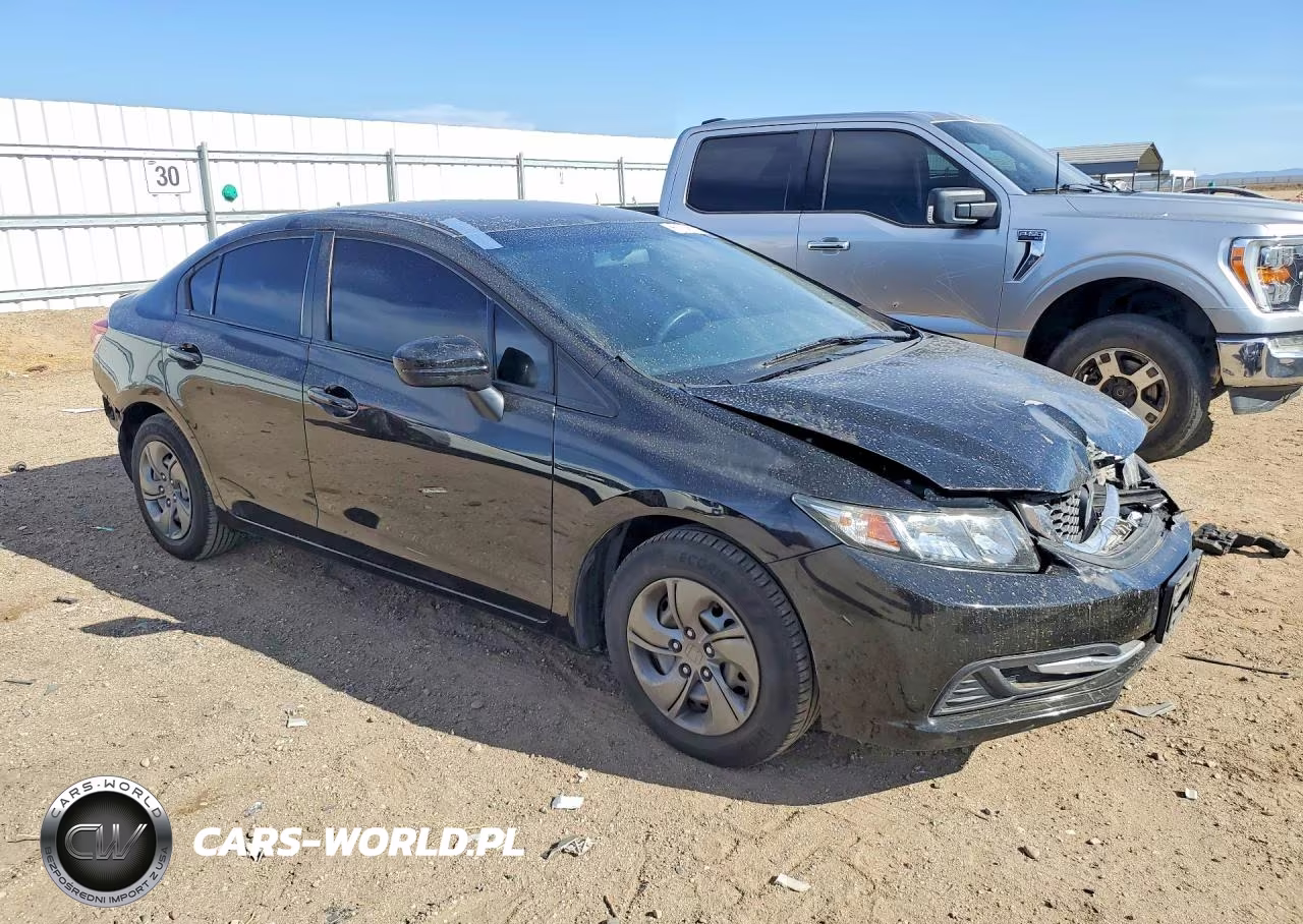 2014 Honda Civic Lx VIN:19XFB2F59EE267655 - 4