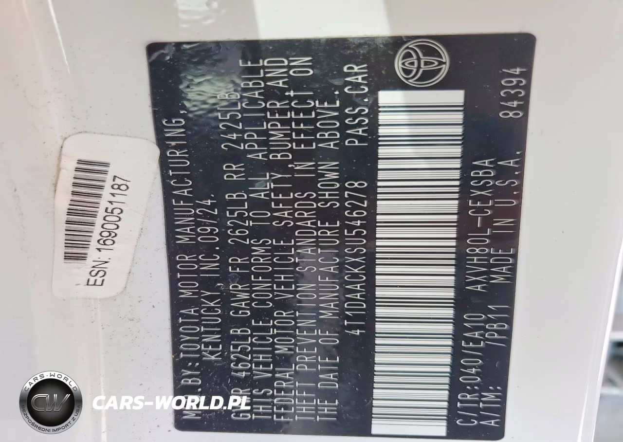 2025 Toyota Camry Se VIN:4T1DAACKXSU546278 - 12