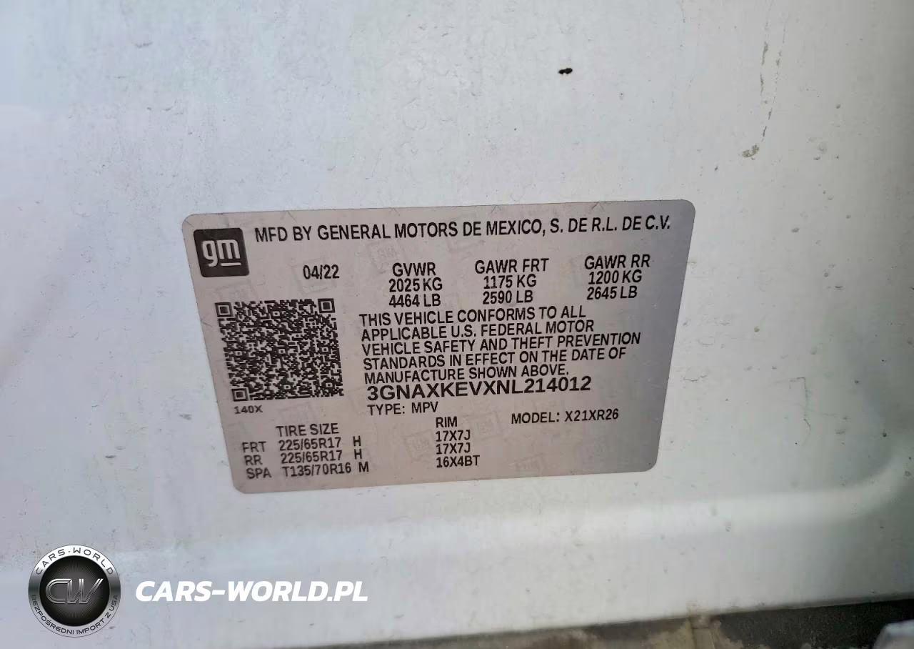 2022 Chevrolet Equinox Lt VIN:3GNAXKEVXNL214012 - 12