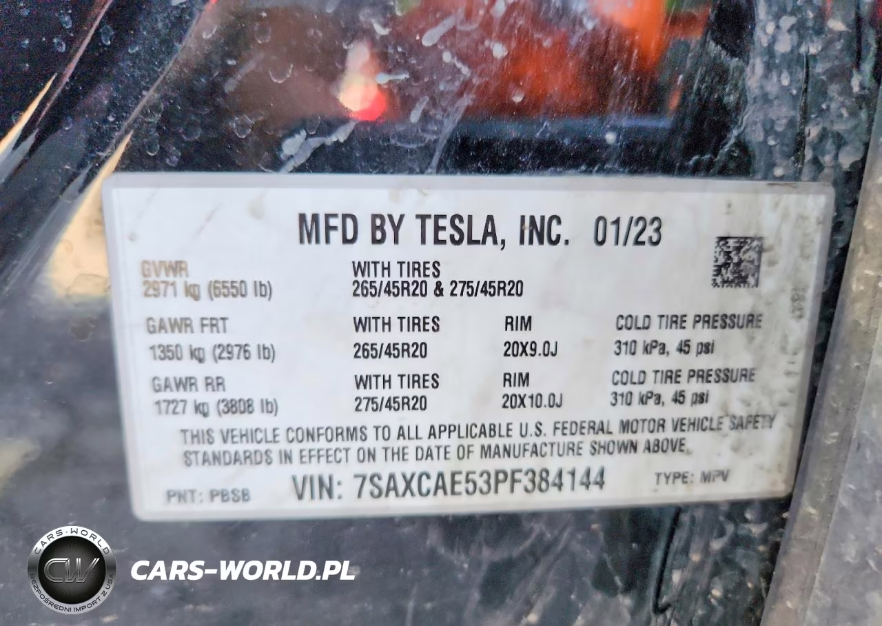 2023 Tesla Model X VIN:7SAXCAE53PF384144 - 13