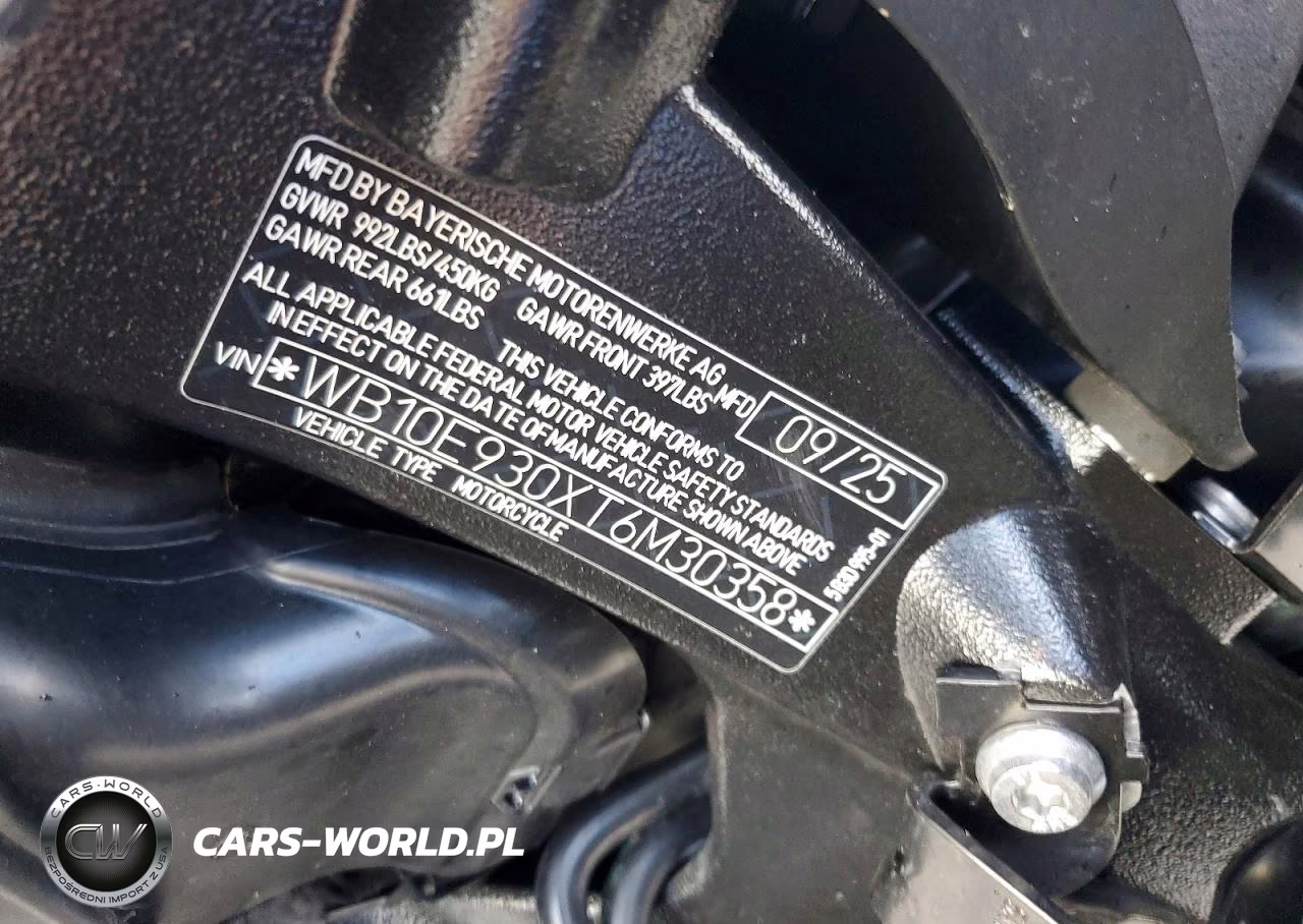 2026 BMW M 1000 Xr VIN:WB10E930XT6M30358 - 9