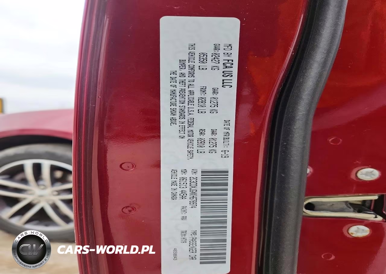 2019 Dodge Charger Sxt VIN:2C3CDXJGXKH678974 - 13