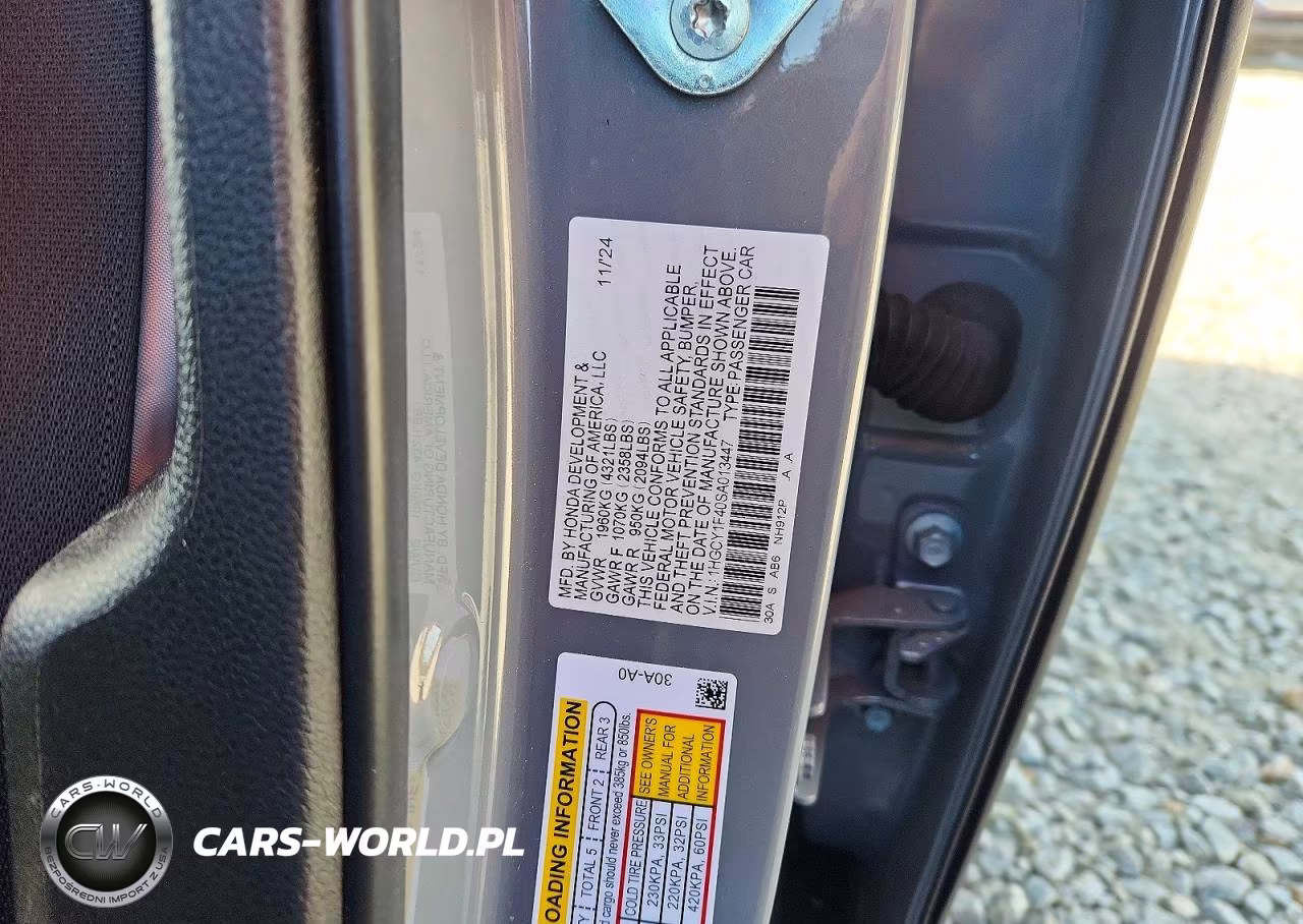 2025 Honda Accord Se VIN:1HGCY1F40SA013447 - 12