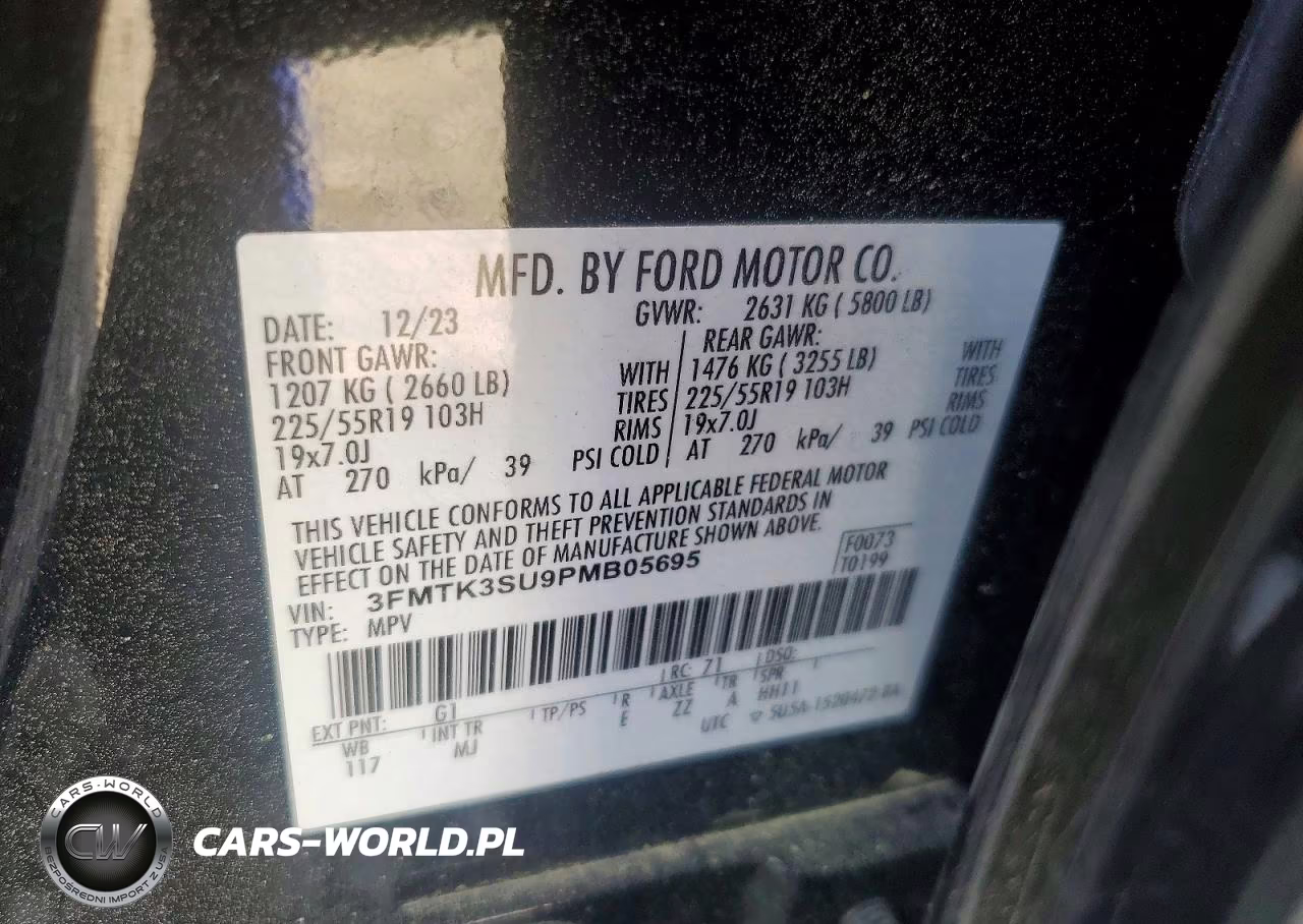 2023 Ford Mustang Mach-E Premium VIN:3FMTK3SU9PMB05695 - 14