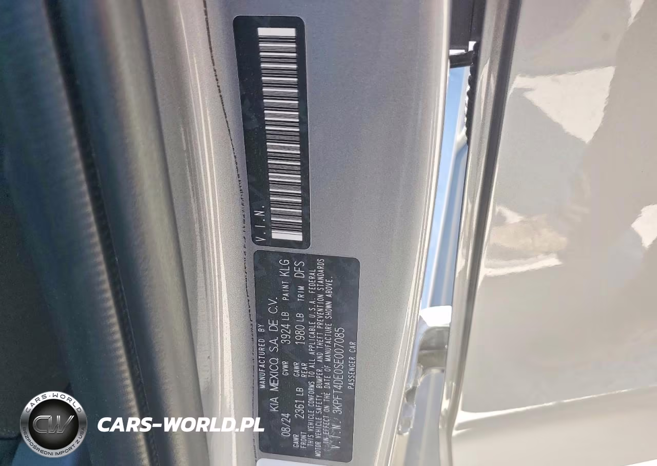 2025 Kia K4 Lxs VIN:3KPFT4DE0SE007085 - 13