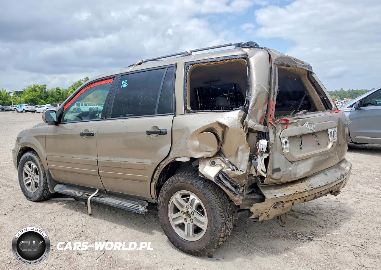 2003 Honda Pilot Exl VIN:2HKYF18563H553069 - 2