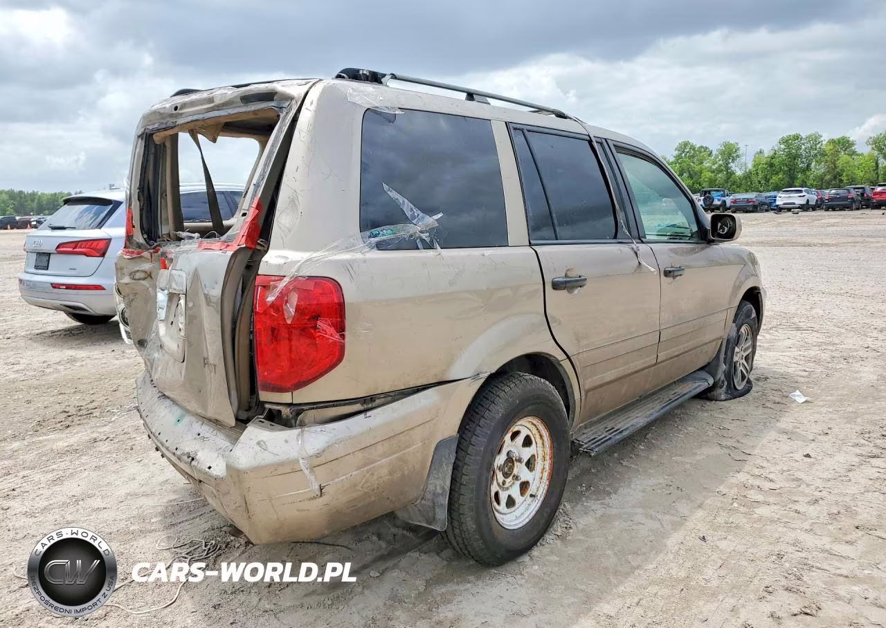 2003 Honda Pilot Exl VIN:2HKYF18563H553069 - 3