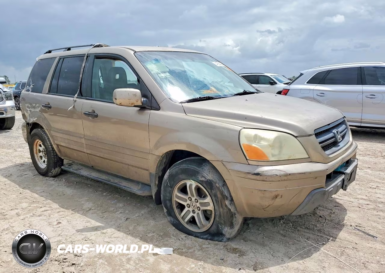 2003 Honda Pilot Exl VIN:2HKYF18563H553069 - 4