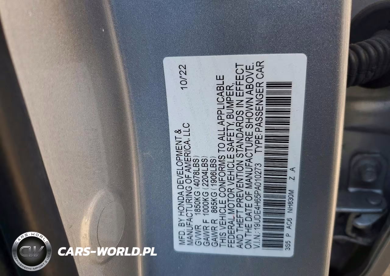 2023 Acura Integra A-Spec Tech VIN:19UDE4H65PA010273 - 12