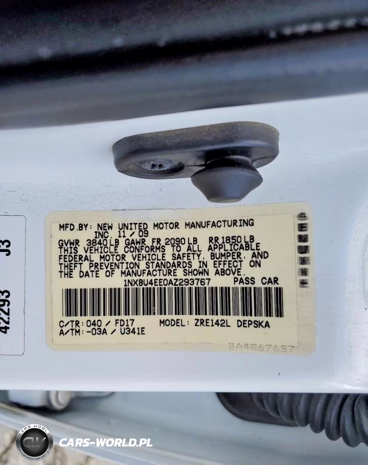 2010 Toyota Coroalla VIN:1NXBU4EE0AZ293767 - 13