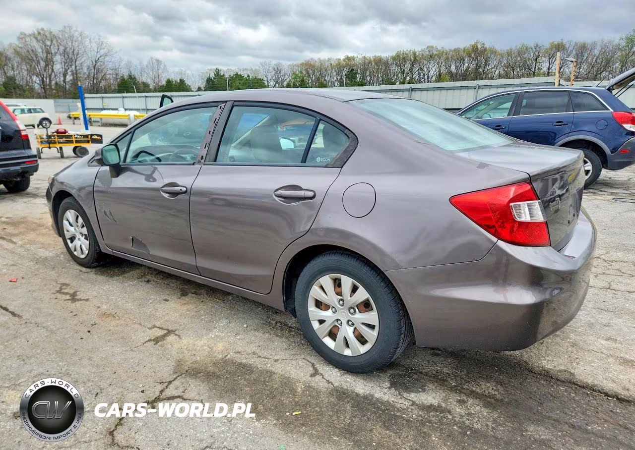 2012 Honda Civic Lx VIN:2HGFB2F5XCH528813 - 2