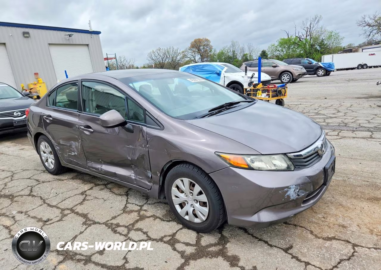 2012 Honda Civic Lx VIN:2HGFB2F5XCH528813 - 4