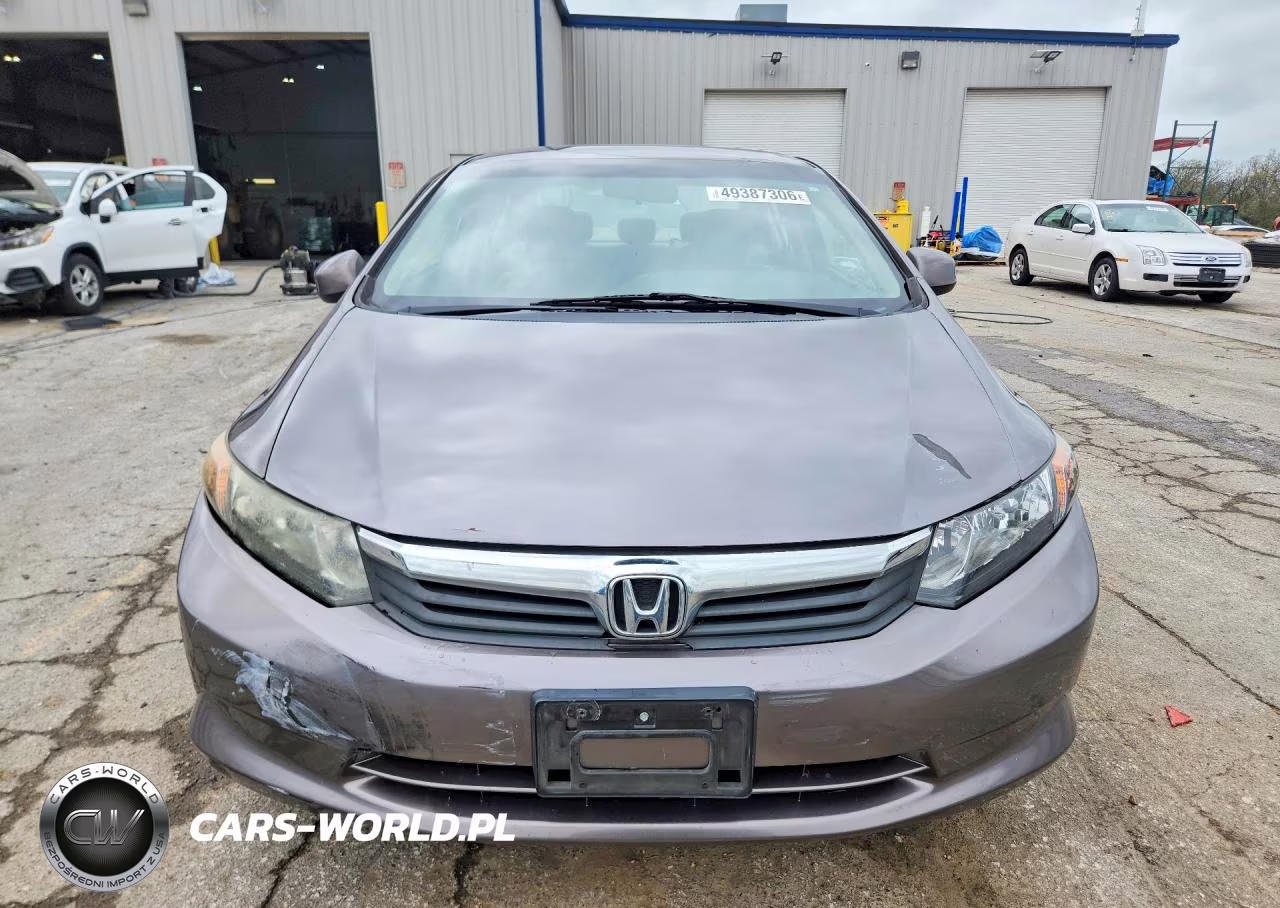 2012 Honda Civic Lx VIN:2HGFB2F5XCH528813 - 5