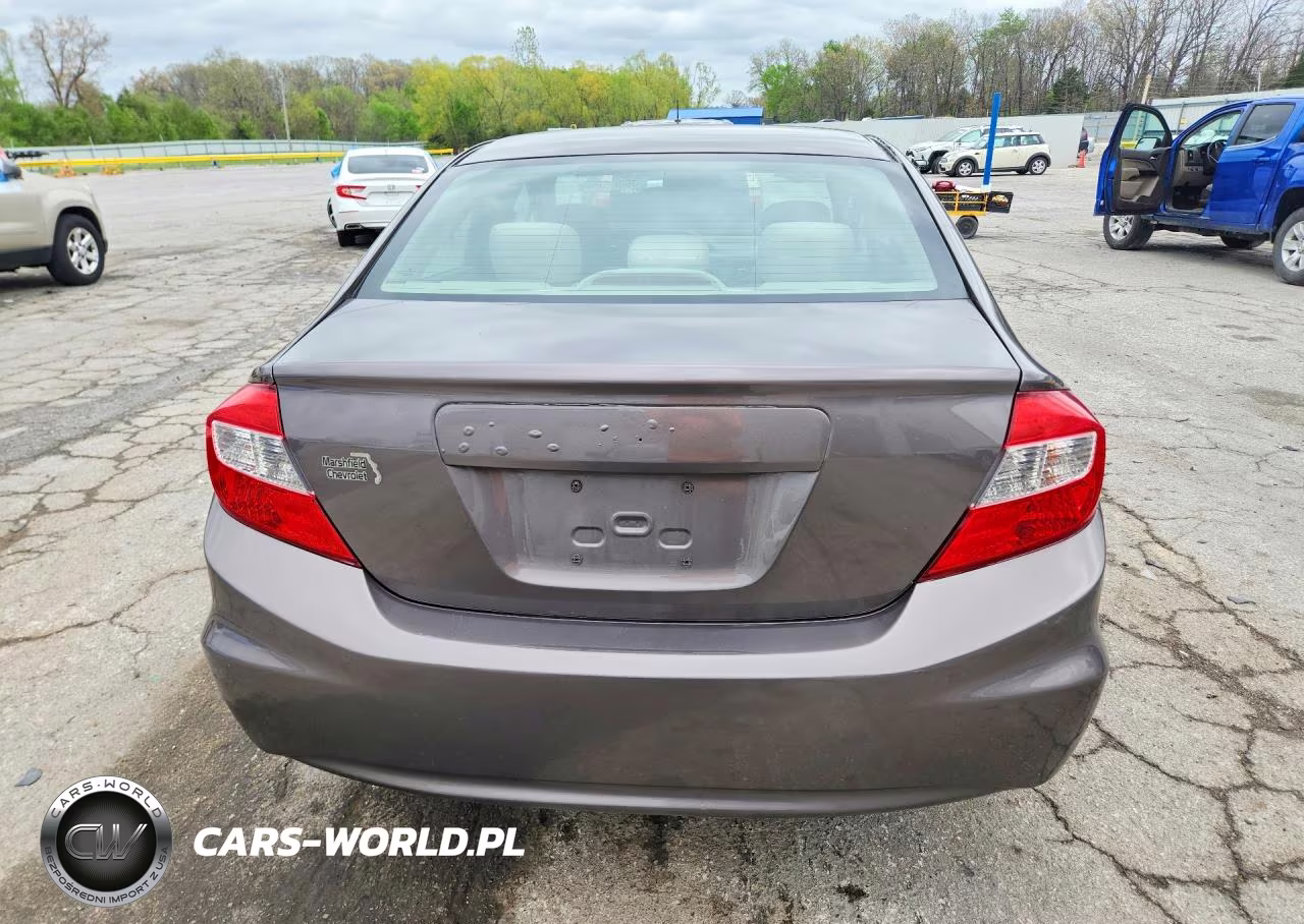 2012 Honda Civic Lx VIN:2HGFB2F5XCH528813 - 6