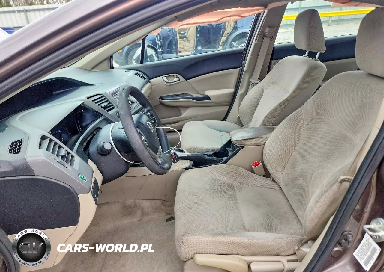 2012 Honda Civic Lx VIN:2HGFB2F5XCH528813 - 7