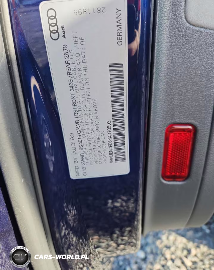 2019 Audi A5 Premium Plus S-Line VIN:WAUENCF56KA070592 - 13