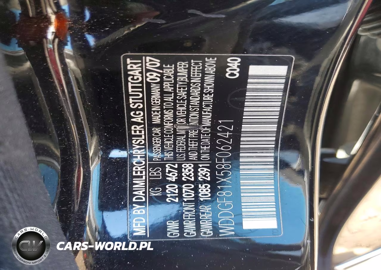 2008 Mercedes-Benz C 300 4Matic VIN:WDDGF81X58F062421 - 12