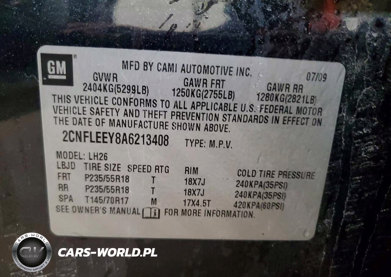 2010 Chevrolet Equinox Lt VIN:2CNFLEEY8A6213408 - 13