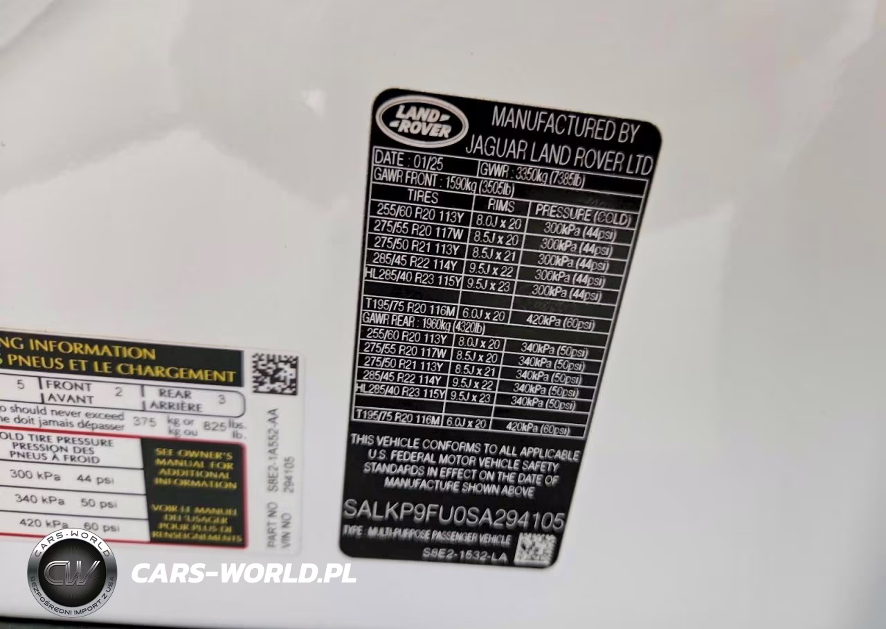 2025 Land Rover Range Rover Se VIN:SALKP9FU0SA294105 - 14