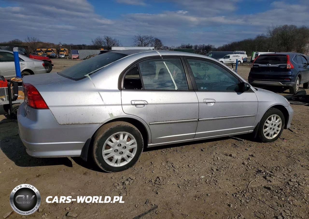 2005 Honda Civic Lx VIN:2HGES16545H607435 - 3