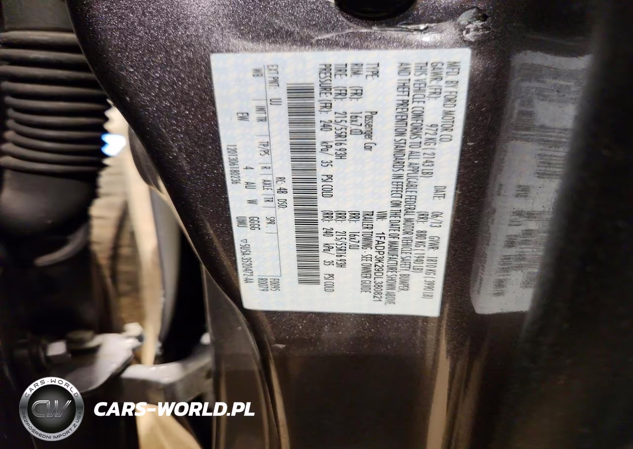 2013 Ford Focus Se VIN:1FADP3K29DL380821 - 12