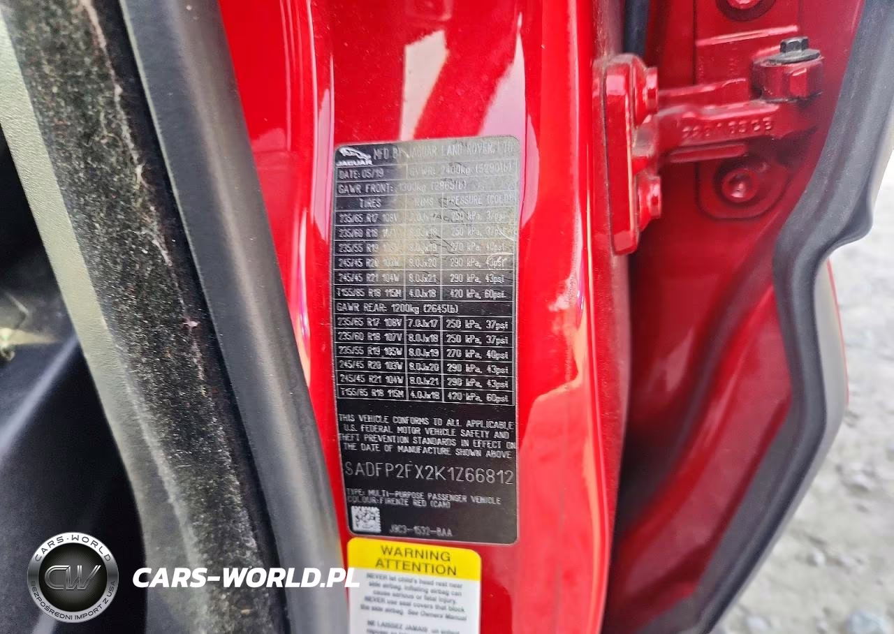 2019 Jaguar E-Pace Se VIN:SADFP2FX2K1Z66812 - 13