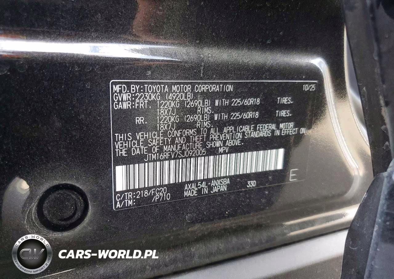 2025 Toyota Rav4 Se VIN:JTM16RFV7SJ092005 - 13