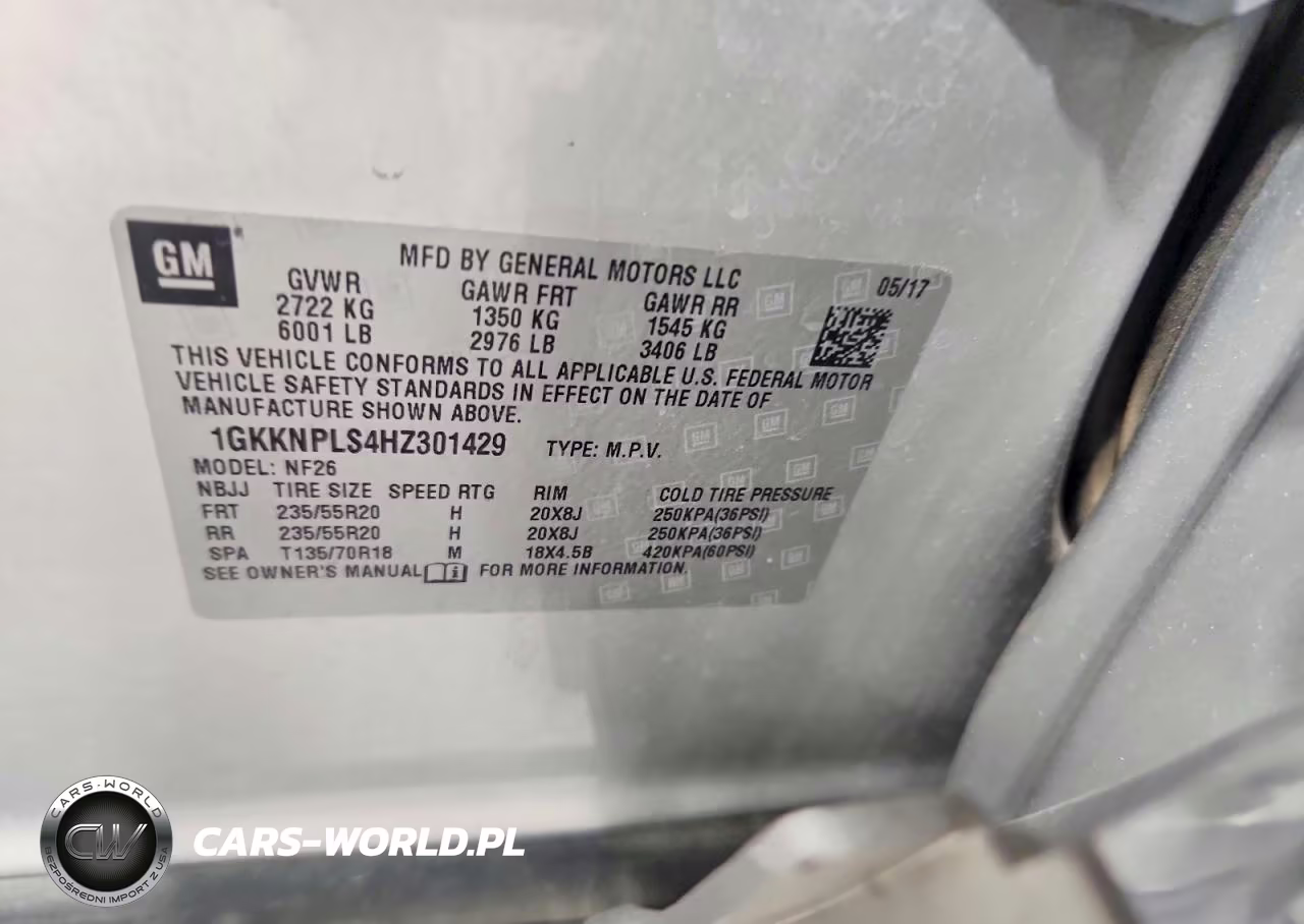 2017 GMC Acadia Denali VIN:1GKKNPLS4HZ301429 - 13
