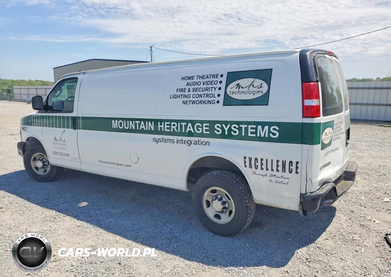 2019 Chevrolet Express 2500 Cargo Delivery Van VIN:1GCWGBFG6K1317302 - 2