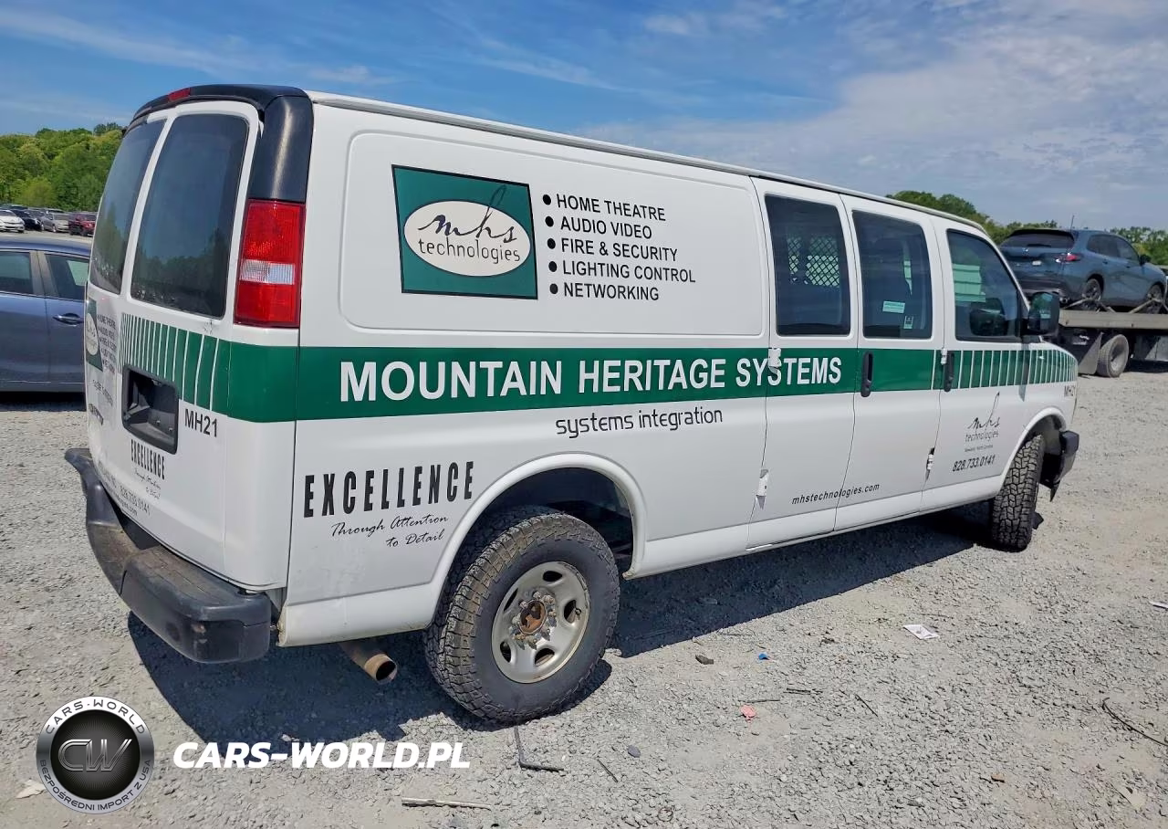 2019 Chevrolet Express 2500 Cargo Delivery Van VIN:1GCWGBFG6K1317302 - 3