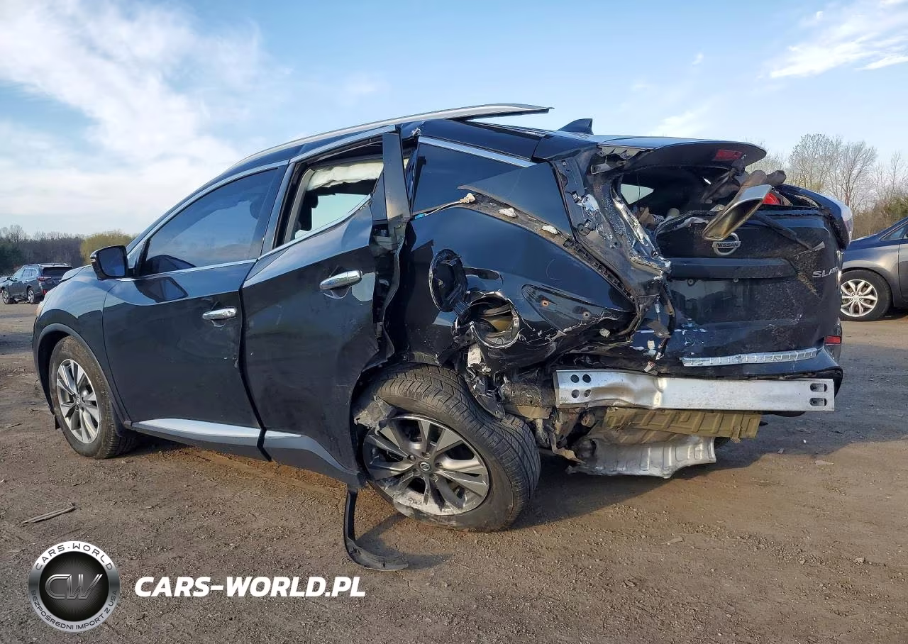 2017 Nissan Murano Sl VIN:5N1AZ2MH9HN198464 - 2