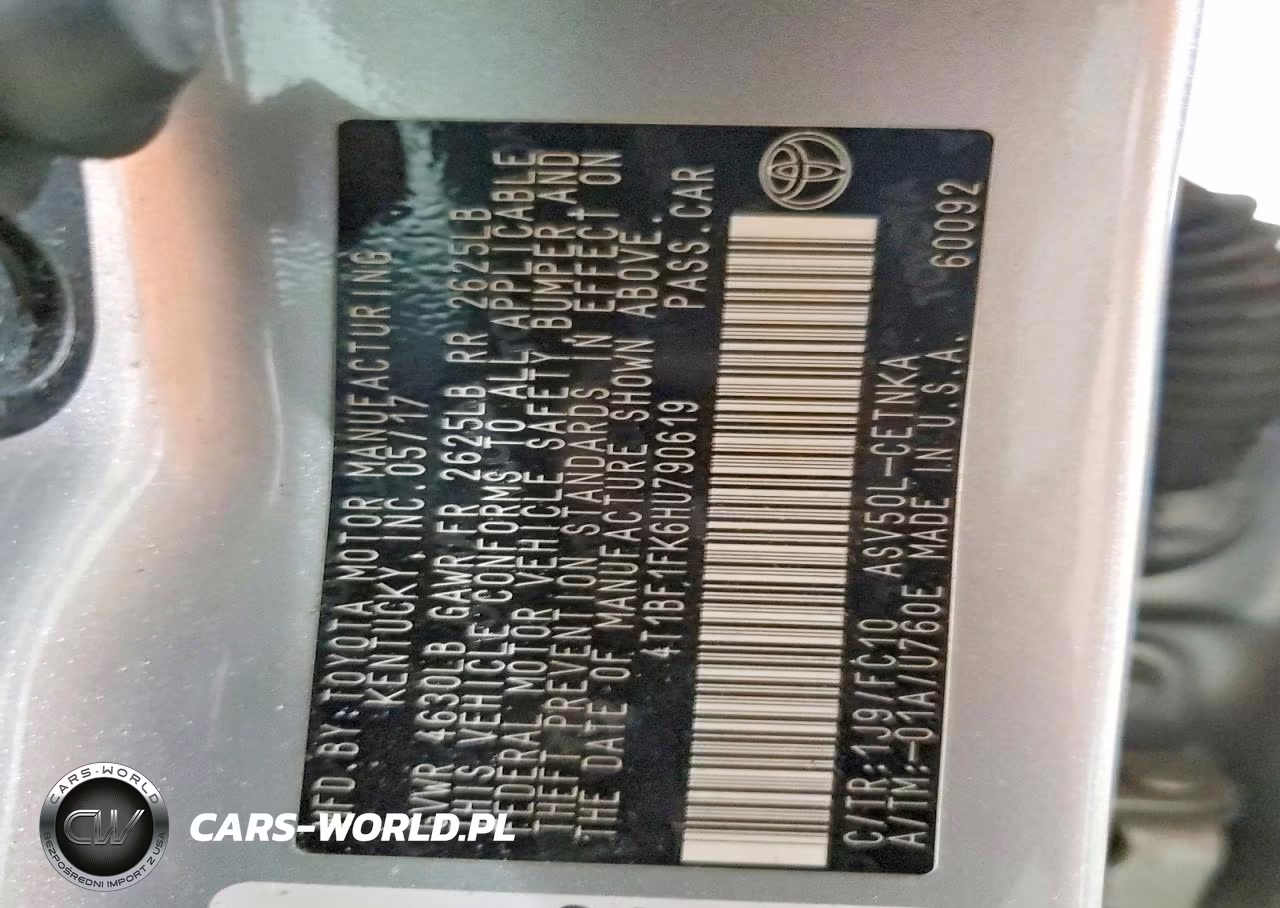 2017 Toyota Camry Le VIN:4T1BF1FK6HU790619 - 13