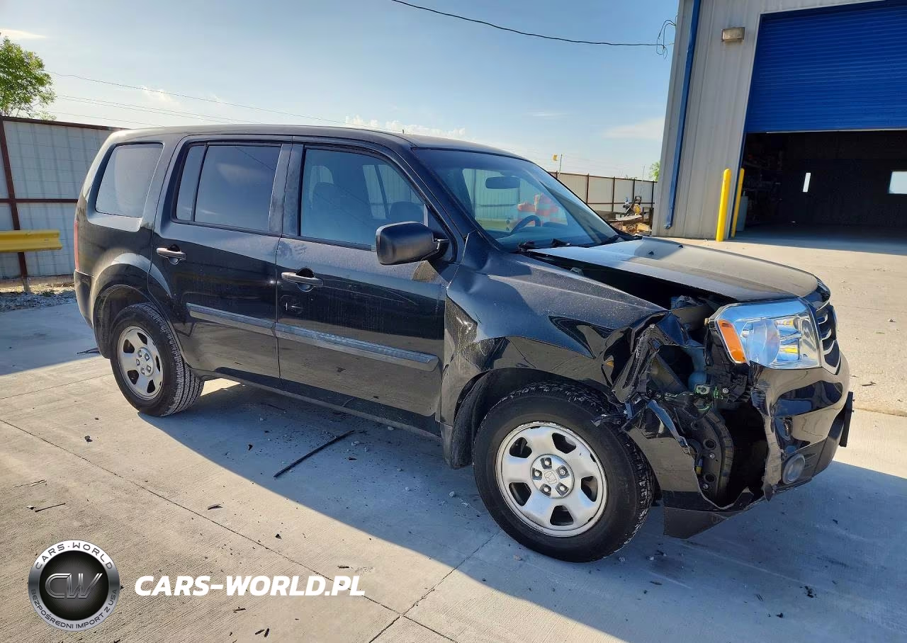 2012 Honda Pilot Lx VIN:5FNYF3H29CB035215 - 4
